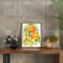 Lion Watercolor Painting Print