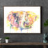 Elephant Watercolor Painting Print