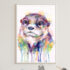 Cute Otter Watercolor Painting