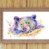 Black Bear Watercolor Painting Print