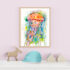 Jellyfish Watercolor Painting Print